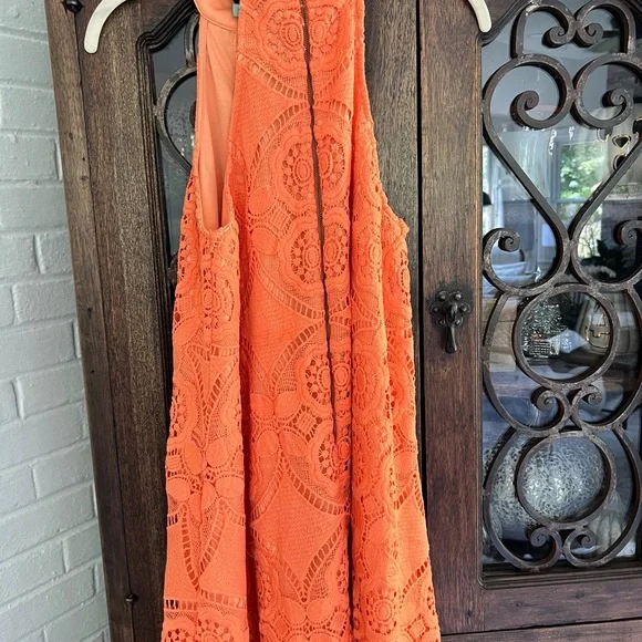 Judith March melon trapeze halter dress - Picture 4 of 4